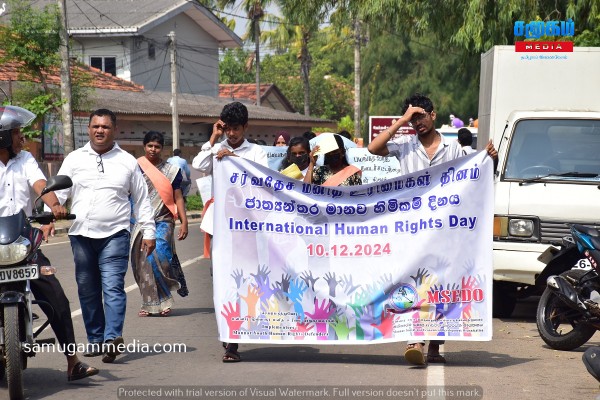 இளையோரின் உரிமைகளை வென்றெடுக்கும் வகையில் மன்னாரில் விழிப்புணர்வு ஊர்வலம்..! 